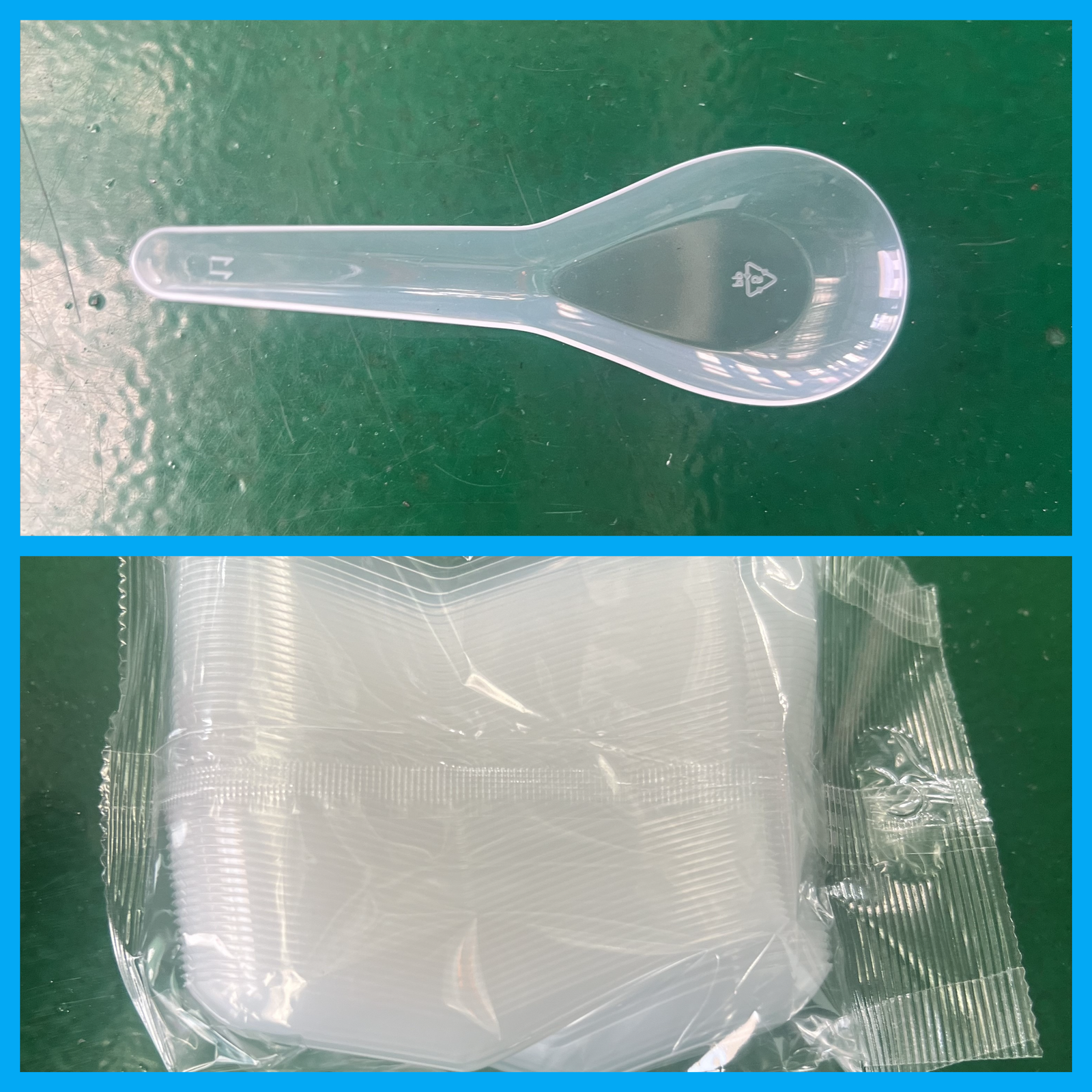 Muỗng thìa nhựa an toàn thực phẩm dùng 1 lần (Mẫu 3)
